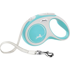 Koppel Flexi New Comfort Band S 5 m Ljusblå