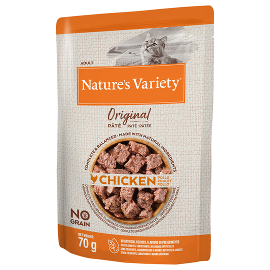 Ekonomipack: Nature's Variety Original Paté No Grain 24 x 70 g - Kyckling