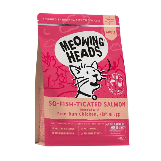 Meowing Heads So-fish-ticated Salmon (450 g)