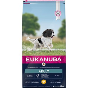 Hundfoder Eukanuba Active Adult Medium, 15 kg