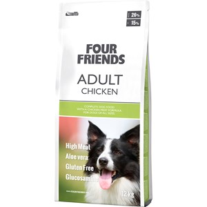 Hundfoder Four Friends Adult, 12 kg