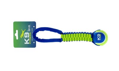 K9 Tennis Ball Ballistic Twist Tug with Ball - Hundleksak