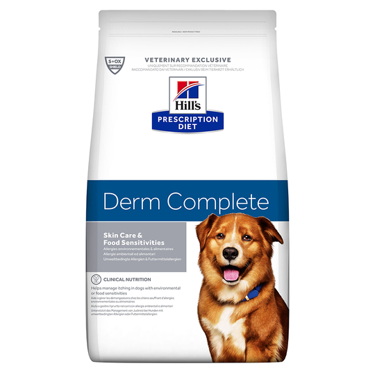 Hill's Prescription Diet Derm Complete hundfoder - Ekonomipack: 2 x 12 kg