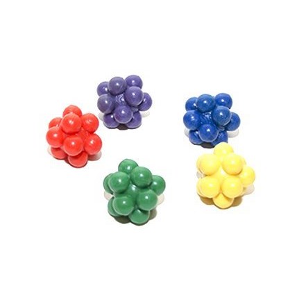 Kattleksak Gummiboll Atomic i mixade färger