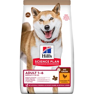 Hundfoder Hill's Science Plan Dog No Grain Adult Medium Chicken 14 kg