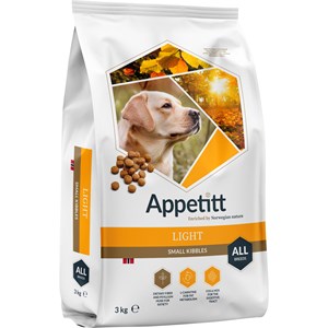 Hundfoder Appetitt Light 3 kg