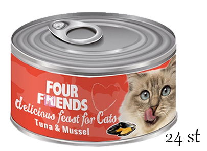 Four Friends Tuna & Mussel 24-pack