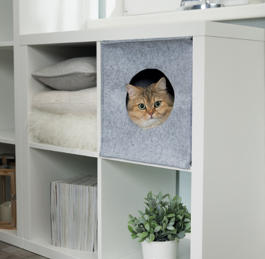 Cat cave Anton grå