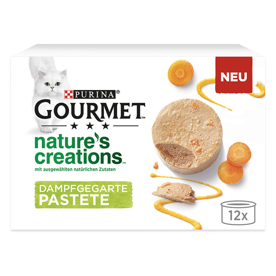 Ekonomipack: Gourmet Nature's Creations Paté 24 x 85 g Blandpack 2 sorter