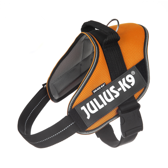 JULIUS-K9 IDC® POWAIR sele - orange - Stl. 2: bröstomfång 71 - 96 cm