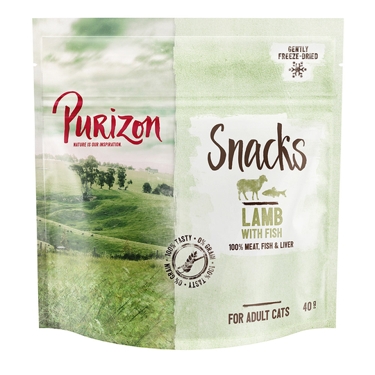 Purizon Snacks Lamb & Fish - Grain Free - Ekonomipack: 3 x 40 g