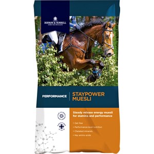 Hästfoder Dodson and Horrell Staypower Müsli, 20 kg