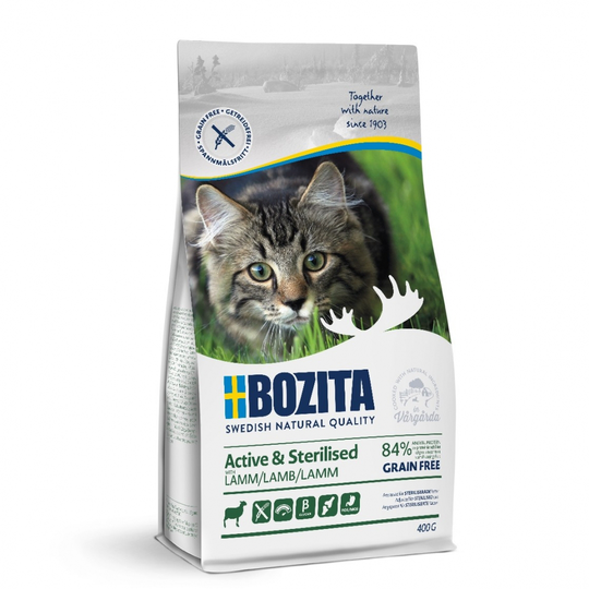 Bozita Active & Sterilised Grain Free Lamb (400 g)