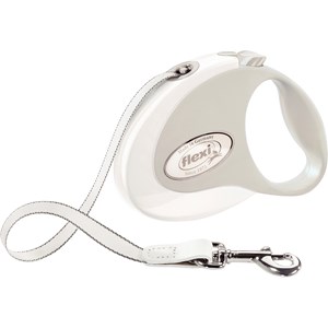 Koppel Flexi Style med band S 3 m Vit