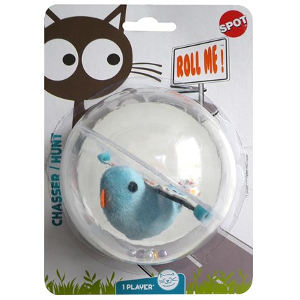 Kattleksak stor Rolling Bird boll Spot