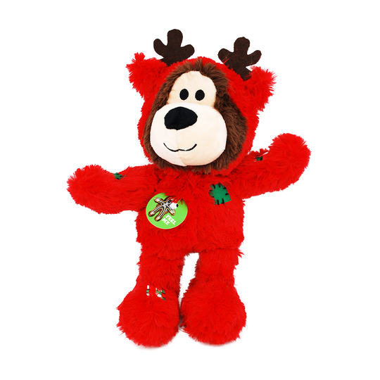 KONG Holiday Wild Knots Bear - Stl. M/L: L 9 x B 17,8 x H 24,8 cm