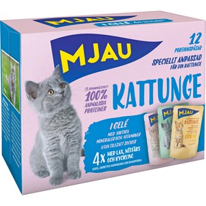 Kattmat Mjau Menybox Kattunge, 12 x 85 g