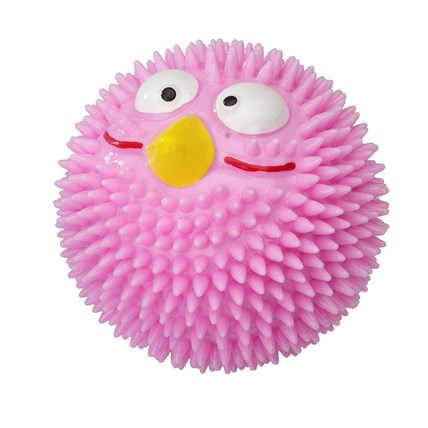 Hundleksak Taggig Boll Jordgubbs S 6cm Rosa Tyst