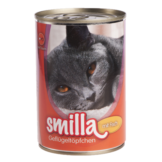Ekonomipack: Smilla Poultry Pot 24 x 400 g - Mört fjäderfäkött med fisk