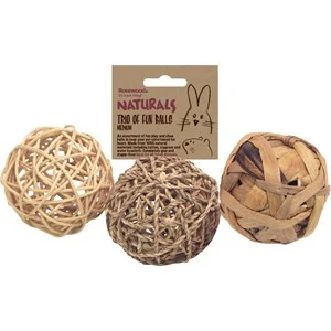Gnagarleksak Boll medium, 3-pack
