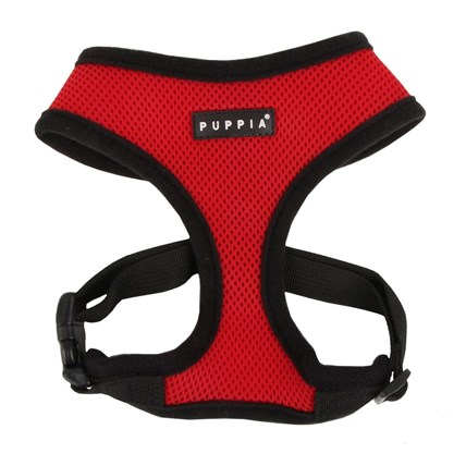 KATTSELE PUPPIA SOFT HARNESS RÖD, S