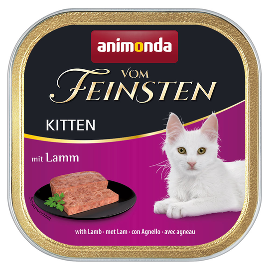 Ekonomipack: Animonda vom Feinsten Kitten 72 x 100 g Lamm