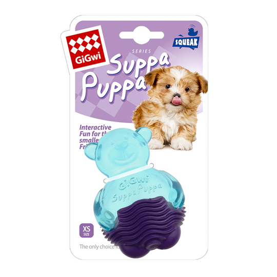 Gigwi Suppa Puppa Hundleksak (Rosa/Lila)