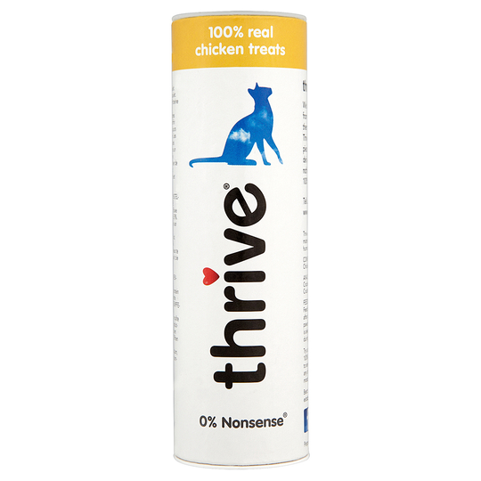 Ekonomipack: Thrive Frystorkade kattsnacks - Kyckling, 5 x 25 g