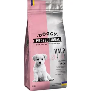 Hundfoder Doggy Professional Valp, 18 kg
