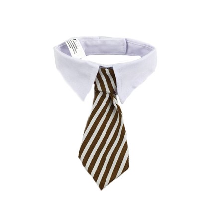Slips med krage Brun Large