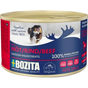 Hundfoder Bozita Paté Nötkött, 200 g