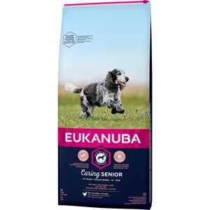 Hundfoder Eukanuba Caring Senior Medium Breed, 15 kg