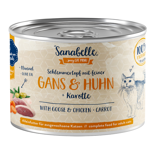 Ekonomipack: Sanabelle All Meat 12 x 180 g Nötkött & kalkon