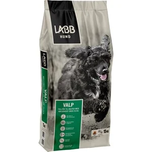 Hundfoder Labb Valp Mellanstora och Stora raser, 15 kg