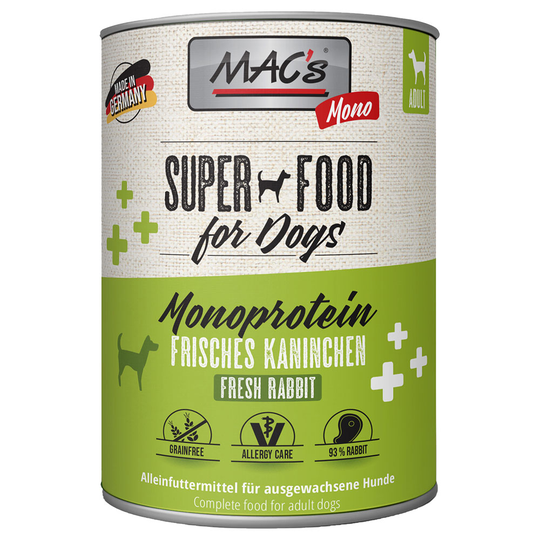 MAC's Mono Sensitive 6 x 800 g - Kanin