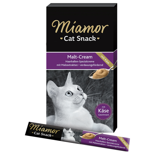 Miamor Cat Snack Malt Cream & Cheese - 6 x 15 g