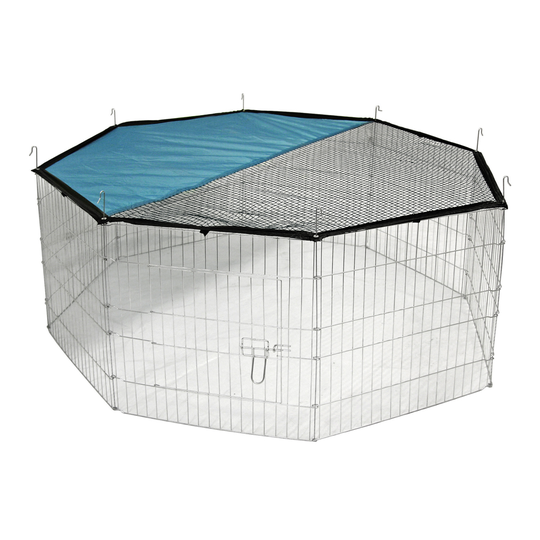 Kerbl hage med solskyddsnät, 8 delar - 8 element á B 57 x H 56 cm