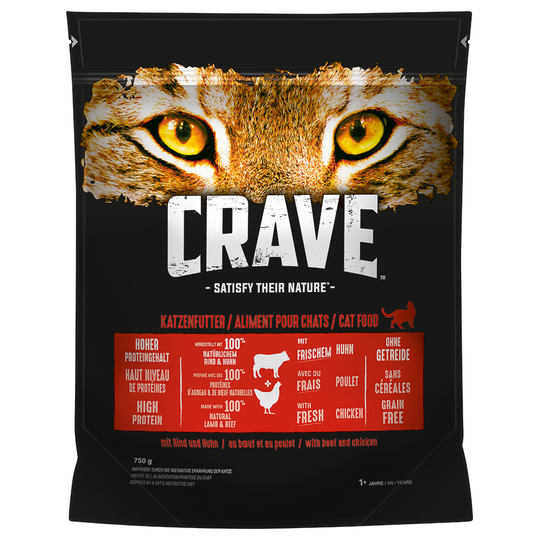 Crave Adult Beef & Chicken - 750 g