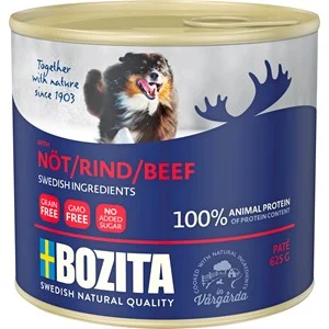 Hundfoder Bozita Paté Nötkött, 625 g
