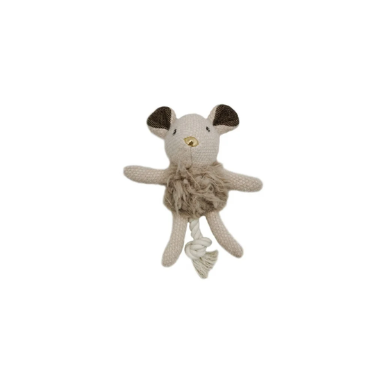 Bark-a-Boo Amber Woodland Mus med Repsvans
