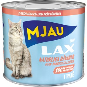 Kattmat Mjau Paté Lax, 635 g