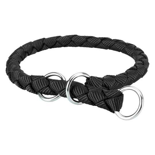 Trixie Cavo Pull Stop halsband svart - Stl. L-XL: 52-60 cm halsomfång, ø 18 mm