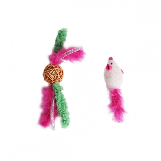 Meow&Me MarshmallowJungle Mus & Boll 2-pack
