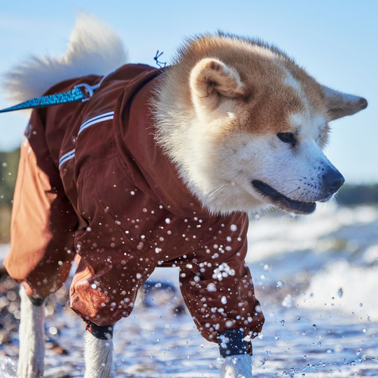 Hurtta Mudventure ECO Hundoverall Rödbrun (25S)