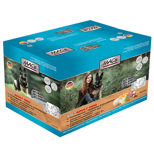 MAC's Soft Grain Free Kyckling, anka & kalkon - 3 x 5 kg