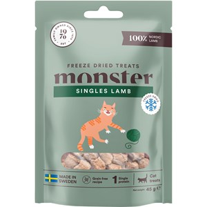 Kattgodis Monster Cat Treats Freeze Dried Lamb 40 g