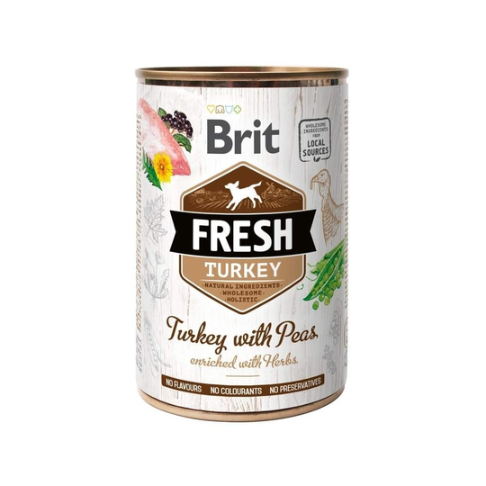 Brit Fresh Turkey with Peas 400 g