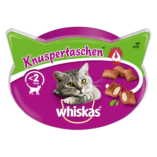 6 + 2 på köpet! 8 x Whiskas kattgodis - Temptations: Kalkon (8 x 60 g)