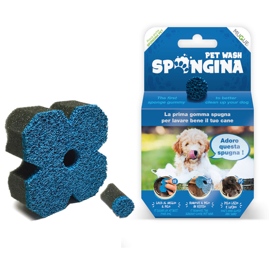 Mugue Spongina rengöringssvamp - L 10 x B 9,5 x H 4,5 cm