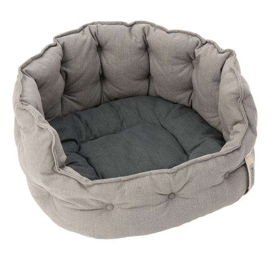 Cozy ecoLIFE grå hundsäng - L 80 x B 72 x H 31 cm